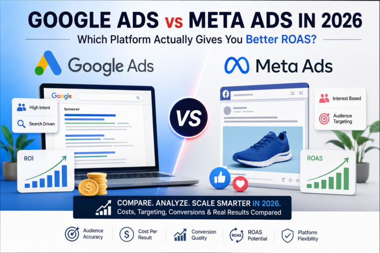 Google Ads vs Meta Ads 2026 comparison