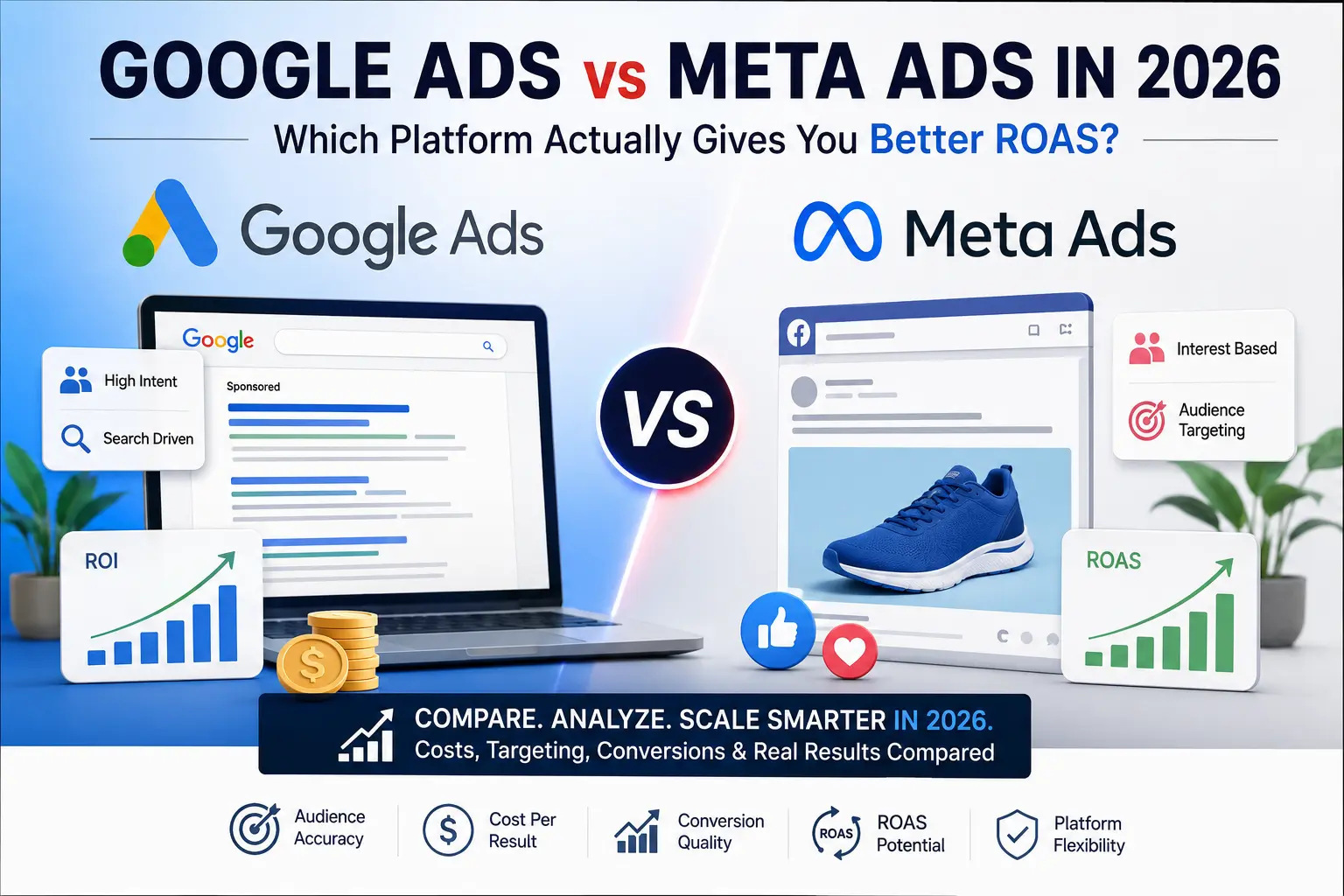 Google Ads vs Meta Ads 2026 comparison
