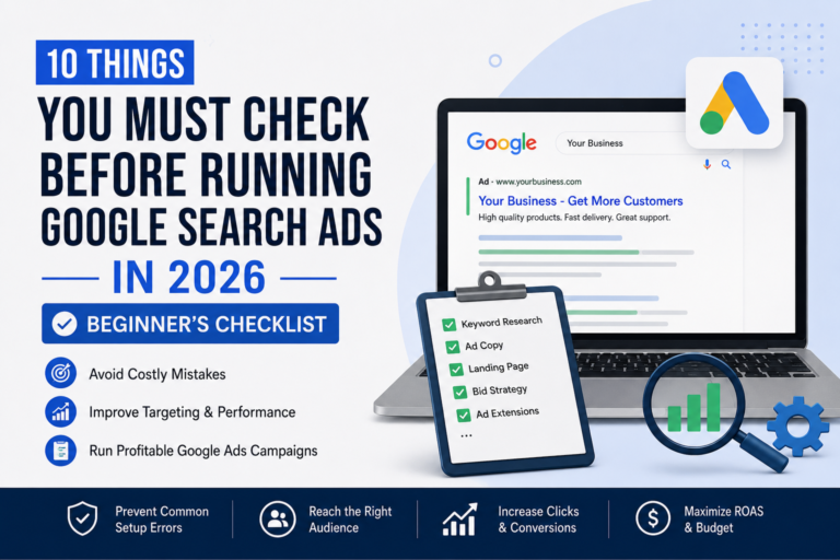 Google Search Ads Checklist 2026