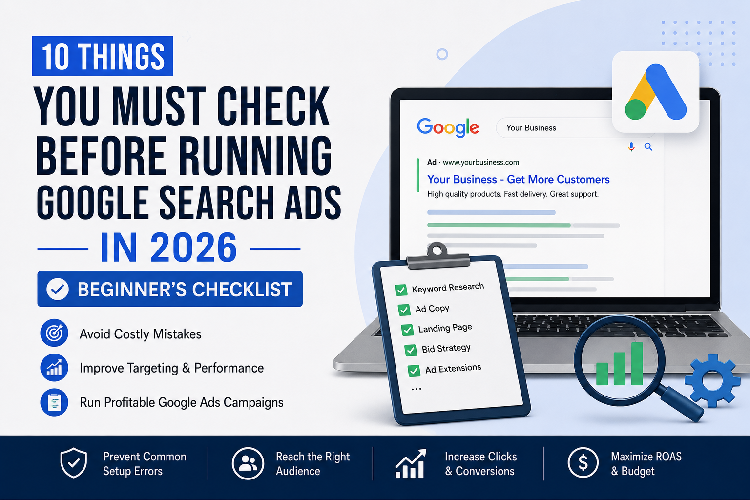 Google Search Ads Checklist 2026